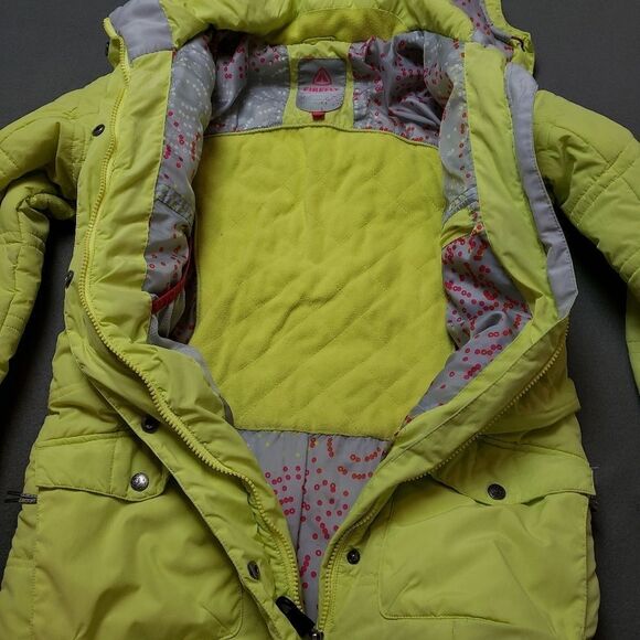 Firefly Long Winter Jacket Size Small Neon - Picture 10 of 16